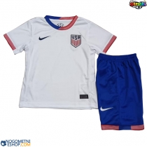 Otroški Nogometni dresi Združene Države Domači Copa America 2024 Kratek Rokav (+ Kratke hlače)